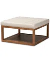 Baxton Studio Alvere Cocktail Ottoman
