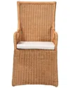 Baxton Studio Amsterdam Bohemian Rattan Dining Chair