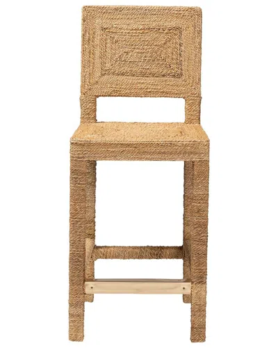 Baxton Studio Anfield Modern Wood Counter Stool