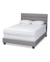 Baxton Studio Ansa Full Upholstered Bed In Gray