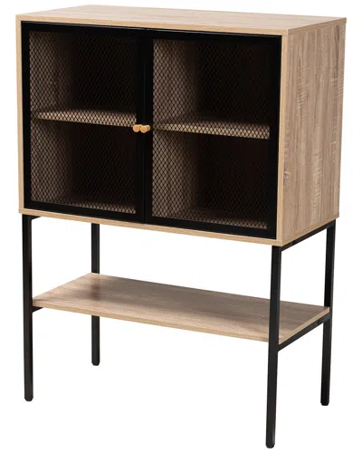 Baxton Studio Asher Modern Industrial 2-door Sideboard In Brown