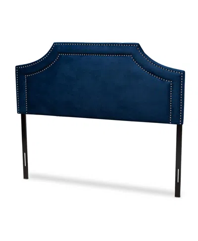 Baxton Studio Avignon Headboard In Blue