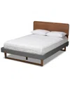 Baxton Studio Ayla Queen Size Platform Bed In Multi