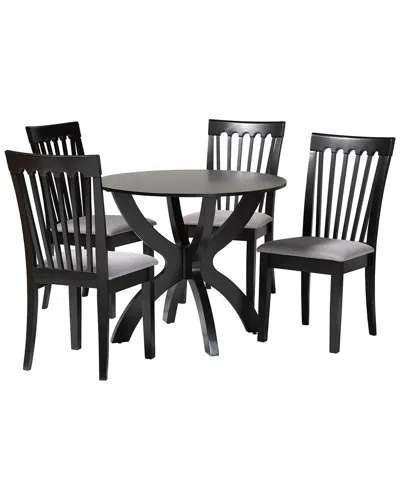 Baxton Studio Bailey Modern 5pc Dining Set