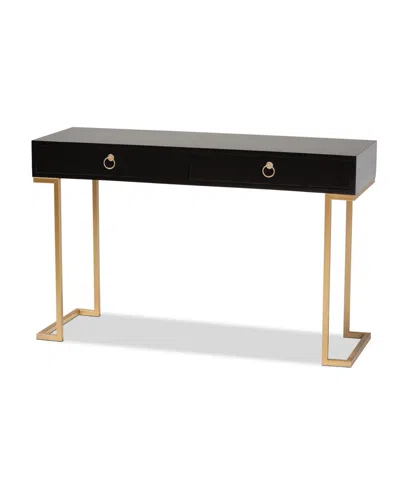 Baxton Studio Beagan 15.7" Metal Contemporary Console Table In Multi
