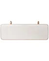 Baxton Studio Belden Boucle Upholstered Wall-mounted Headboard In White