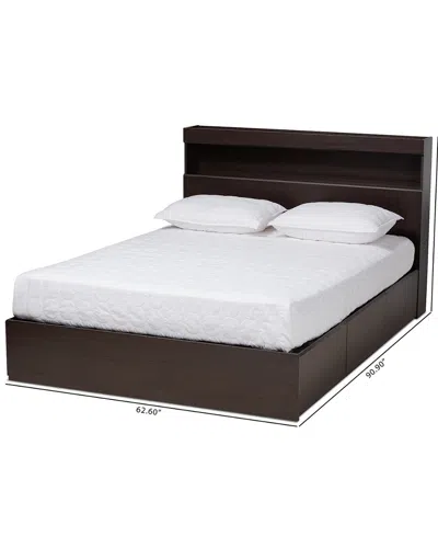 Baxton Studio Blaine 6-drawer Platform Storage Bed In Multi