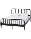 Baxton Studio Braith Farmhouse Spindle Wood Queen Size Platform Bed