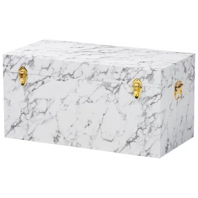 Baxton Studio Brenta Storage Trunk With Lift-top Lid Storage Solution
