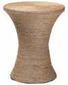 Baxton Studio Cady Japandi Seagrass Side Table
