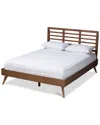 Baxton Studio Calisto Queen Size Platform Bed