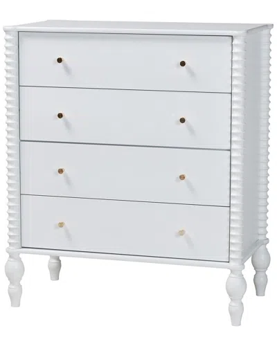 Baxton Studio Callison Spindle Chest In White