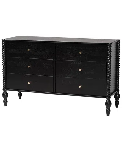 Baxton Studio Callison Spindle Dresser In Black