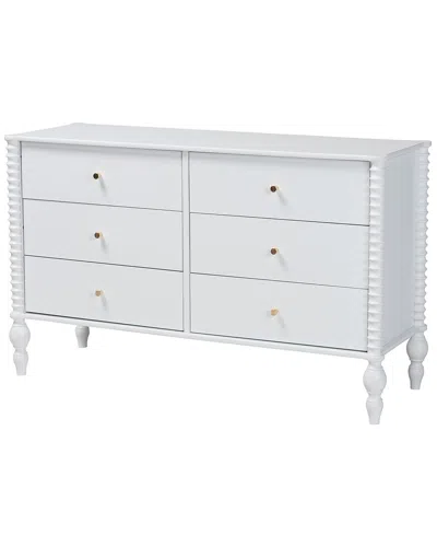 Baxton Studio Callison Spindle Dresser In White