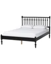 Baxton Studio Callison Spindle Platform Bed In Black