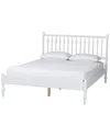 Baxton Studio Callison Spindle Platform Bed In White