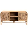 Baxton Studio Carabella Bohemian Natural Rattan 2-