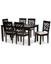 Baxton Studio Caron 7pc Dining Set