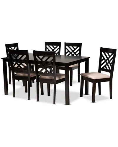 BAXTON STUDIO BAXTON STUDIO CARON 7PC DINING SET