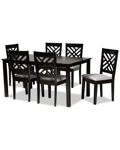 Baxton Studio Caron 7pc Dining Set