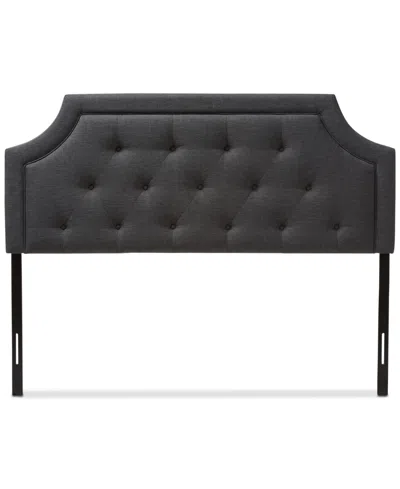 Baxton Studio Carran King Headboard In Gray
