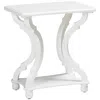 Baxton Studio Cianna White Wood End Table In White