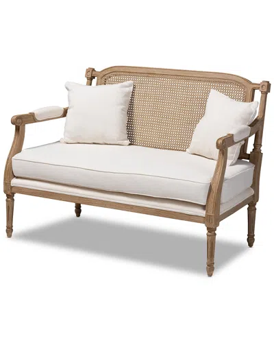 Baxton Studio Clemence Armchair In Neutral