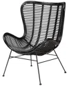 Baxton Studio Colorado Modern Rattan Accent Chair