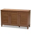 Baxton Studio Coolidge 8-shelf Shoe Storage Cabinet