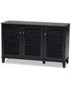 Baxton Studio Coolidge 8-shelf Shoe Storage Cabinet