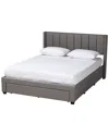Baxton Studio Coronado Mid-century Modern 3-drawer Storage Platform Bed