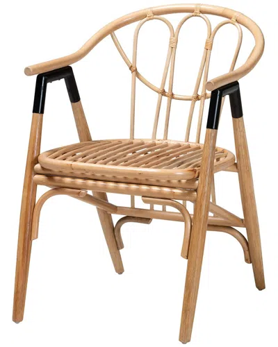Baxton Studio Cyntia Modern Rattan Dining Chair