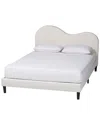 Baxton Studio Dalton Boucle Upholstered Platform Bed