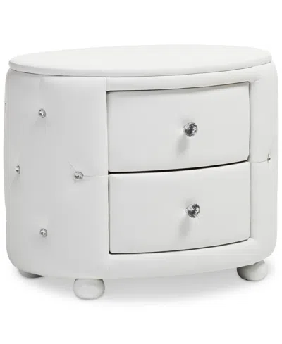 Baxton Studio Davina Nightstand In Gray