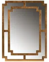 Baxton Studio Dayana Accent Wall Mirror In Gold