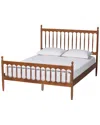Baxton Studio Deance Retro-modern Wood Queen Size Platform Bed