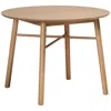 Baxton Studio Denmark Mid-century Modern Dining Table In Brown