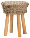 Baxton Studio Denver Modern Wood Stool