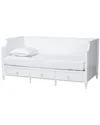 Baxton Studio Lowri Full Size 3-drawer Daybed In White
