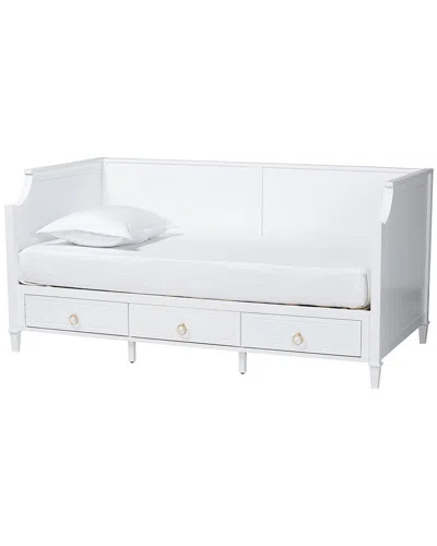 Baxton Studio Lowri Full Size 3-drawer Daybed In White