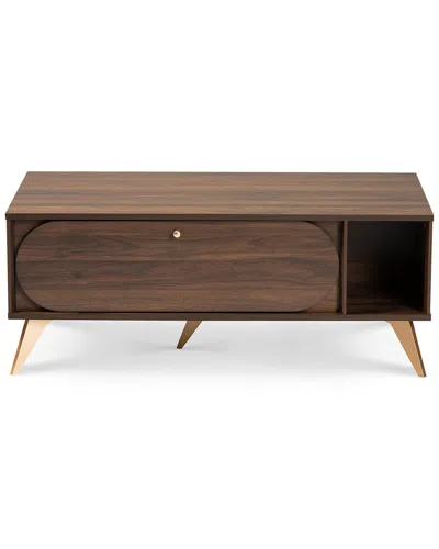 Baxton Studio Edel Coffee Table In Brown