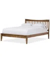 Baxton Studio Flint Mid-century Modern Platform Bed