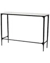 Baxton Studio Edsel Marble Console Table In Gray