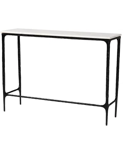 Baxton Studio Edsel Marble Console Table In Gray