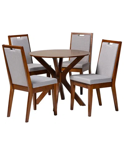 BAXTON STUDIO BAXTON STUDIO EIRA MODERN 5PC DINING SET