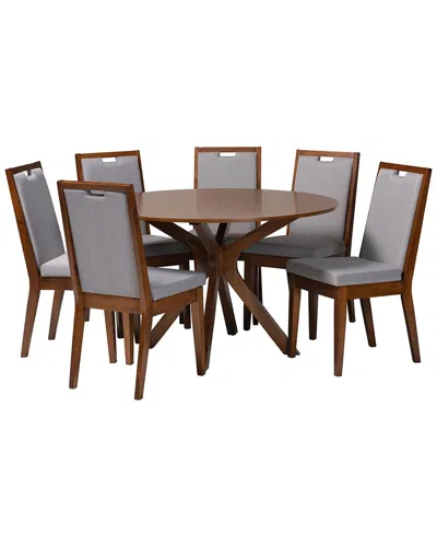 Baxton Studio Eira Modern 7pc Dining Set