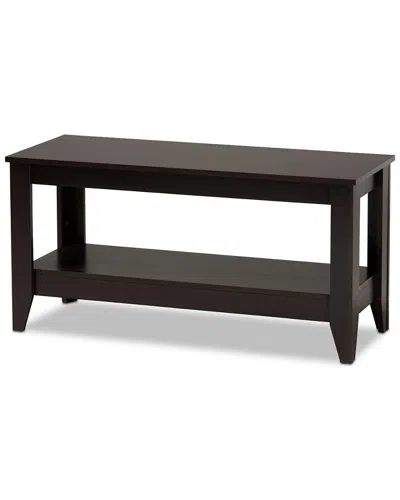 Baxton Studio Elada Wenge Coffee Table In Multi