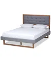 Baxton Studio Emele Modern Transitional Full Size Platform Bed