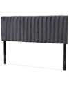 Baxton Studio Emile Modern Contemporary Velvet Headboard