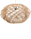 Baxton Studio Enola Handwoven Jute Pendant Lampshade In Brown
